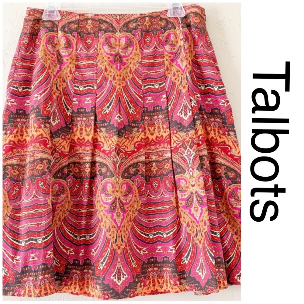Talbots Multi Colored Skirt Size 8
